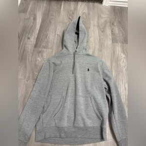 Men’s Ralph Lauren polo Gray Hooded Sweatshirt with Logo.